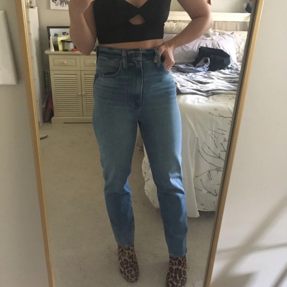 Super High Rise Madewell Mom Jeans